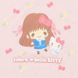 Fruits Basket x Hello Kitty and Friends Chibi Tohru Honda & Hello Kitty T-Shirt